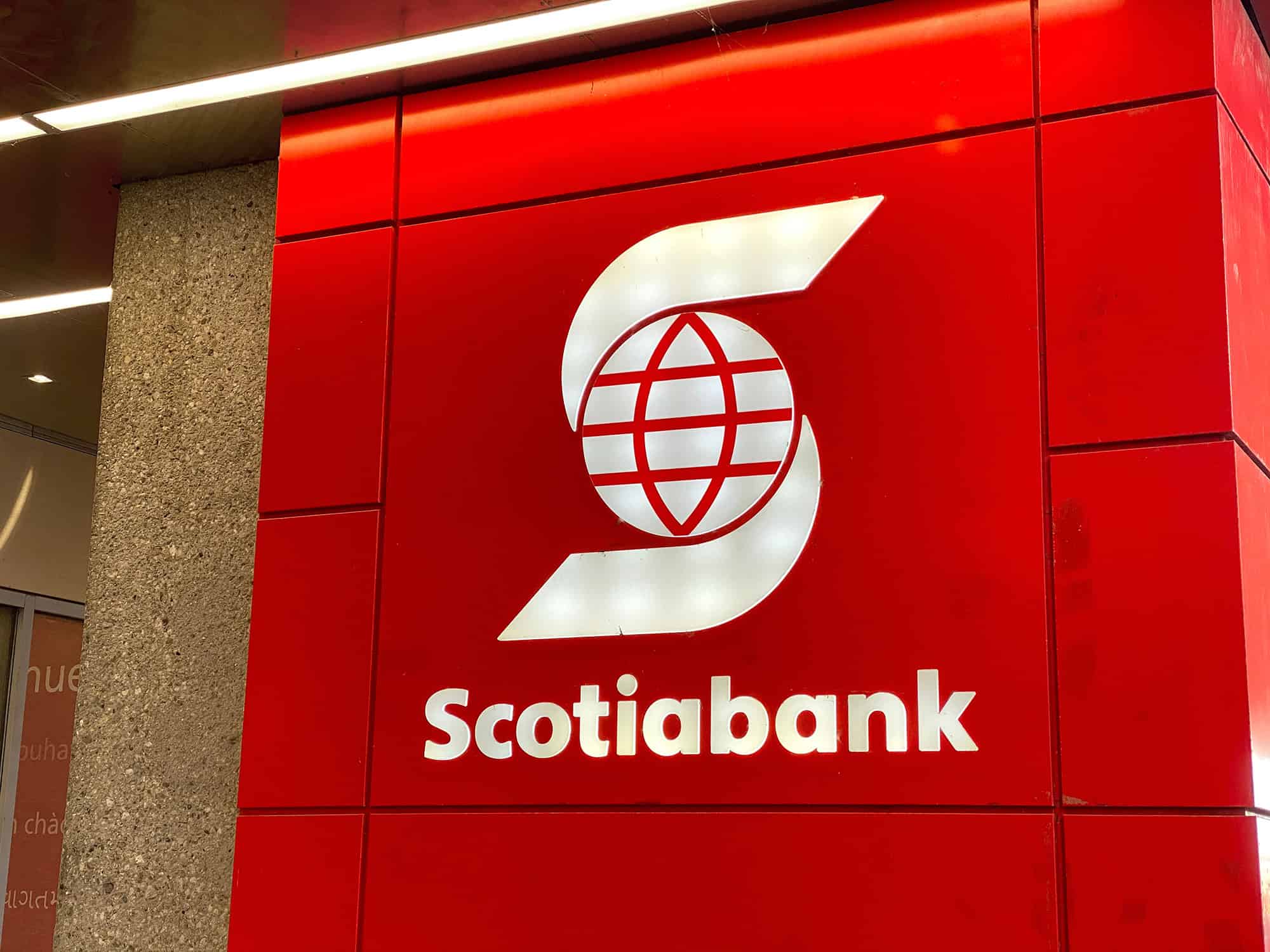 Scotiabank signage